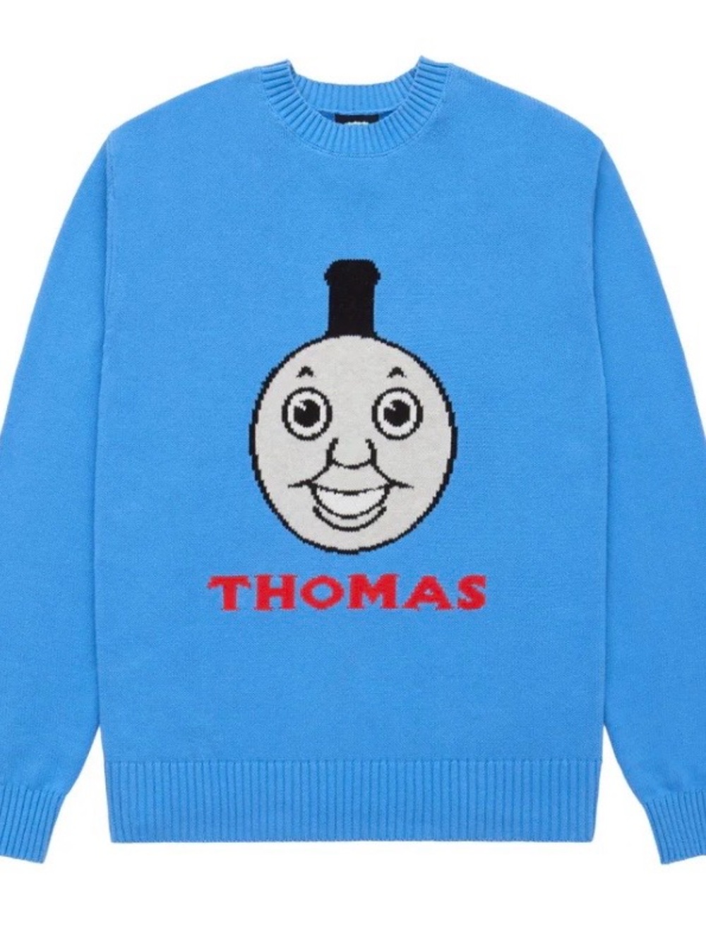 ROWING BLAZERS X THOMAS & FRIENDS Kid's Cotton Thomas Sweater Blue Sz 6-7 New